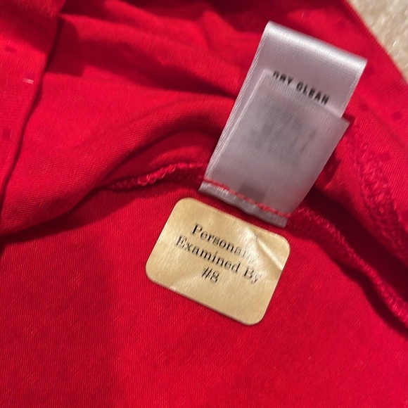St John red sparkly top NWT. - Picture 5 of 5